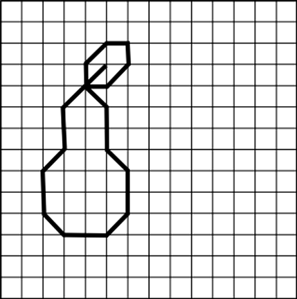 Графическая клетка. Графический диктант груша. Графический диктант груша для дошкольника. Графический диктант фрукты. Графический диктант груша по клеточкам.