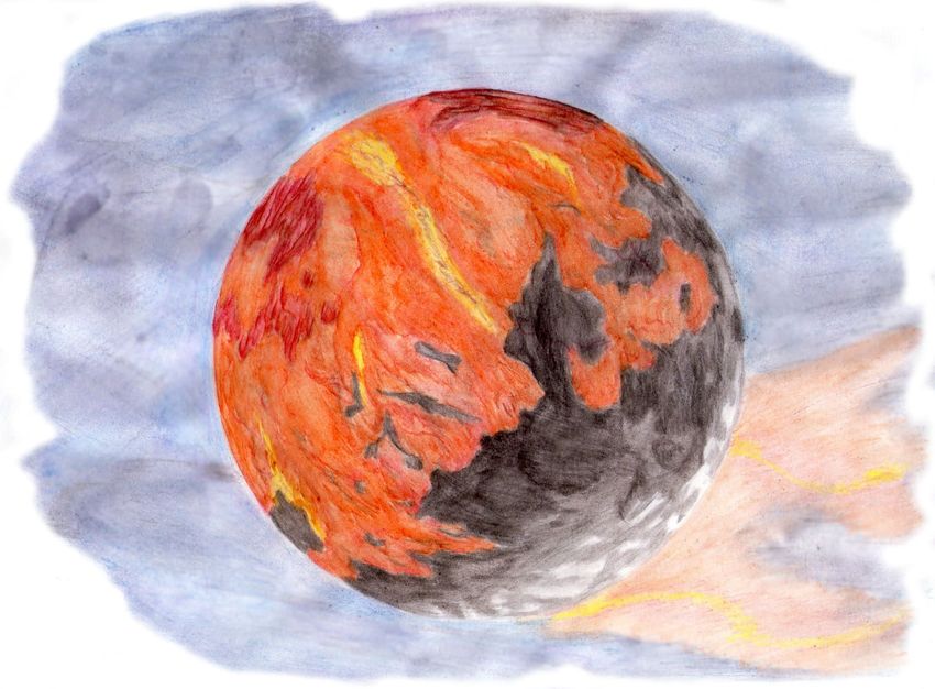 Планета марс картинка для детей. Планеты детские рисунки. Планета рисунок. Планеты карандашом цветным. Рисунок на тему планеты.