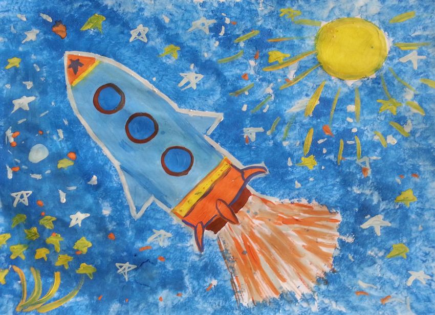 Изо день космонавтики 3 класс. Детские рисунки на тему космос. Рисование для детей космос. Рисование на тему космос в детском саду. Космос глазами детей.