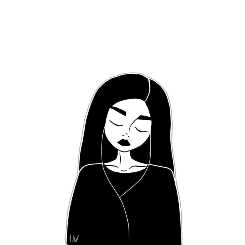 Черно белые рисунки для срисовки