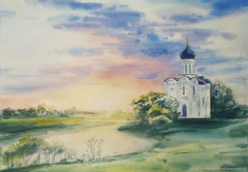Рисунки дороги к храму