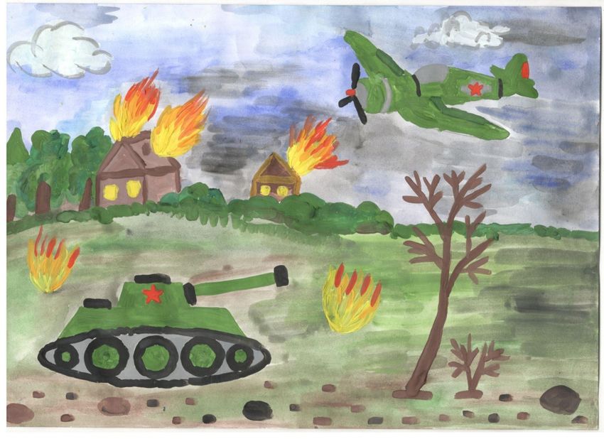 Рисунки на тему они сражались за Родину
