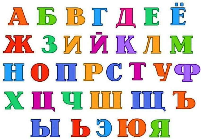 Алфавит русский буквы