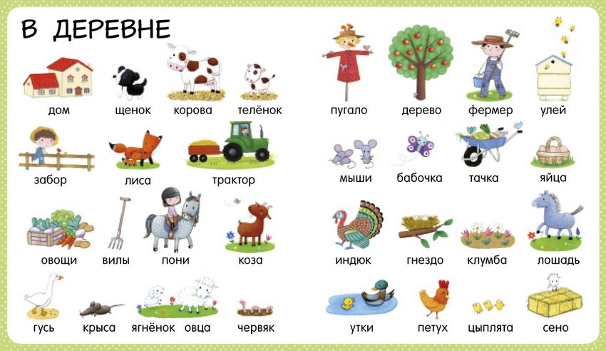 Слова со звуком д Английский слова