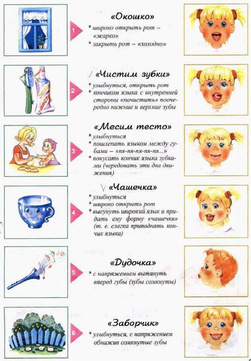 Артикуляционная гимнастика упражнения для языка Артикуляционная гимнастика для малышей