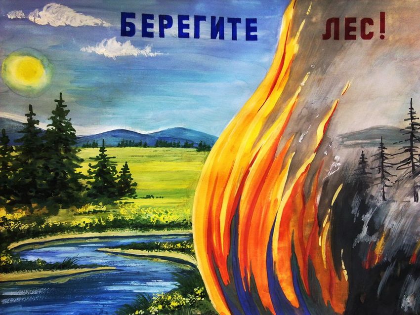 Берегите лес от пожара