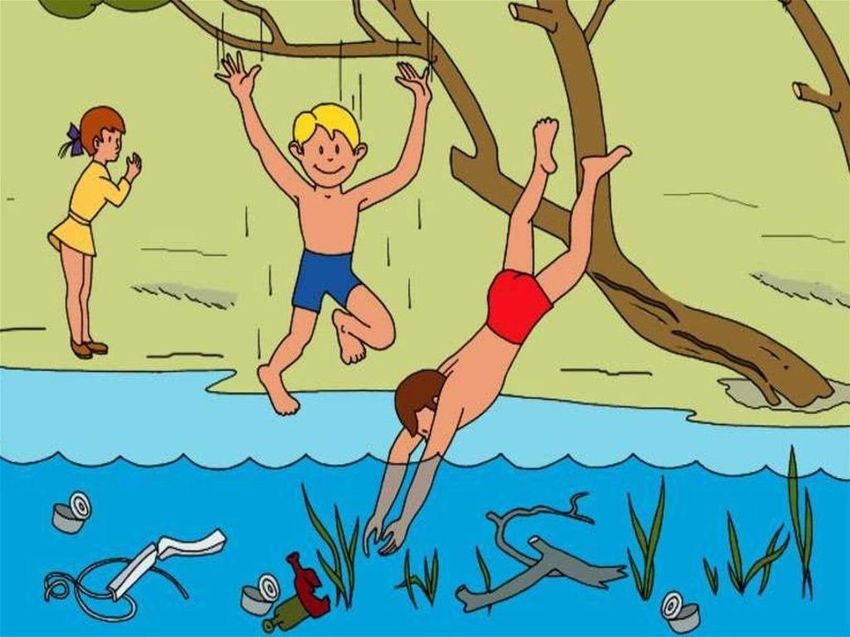 Рисунок на тему безопасность на воде