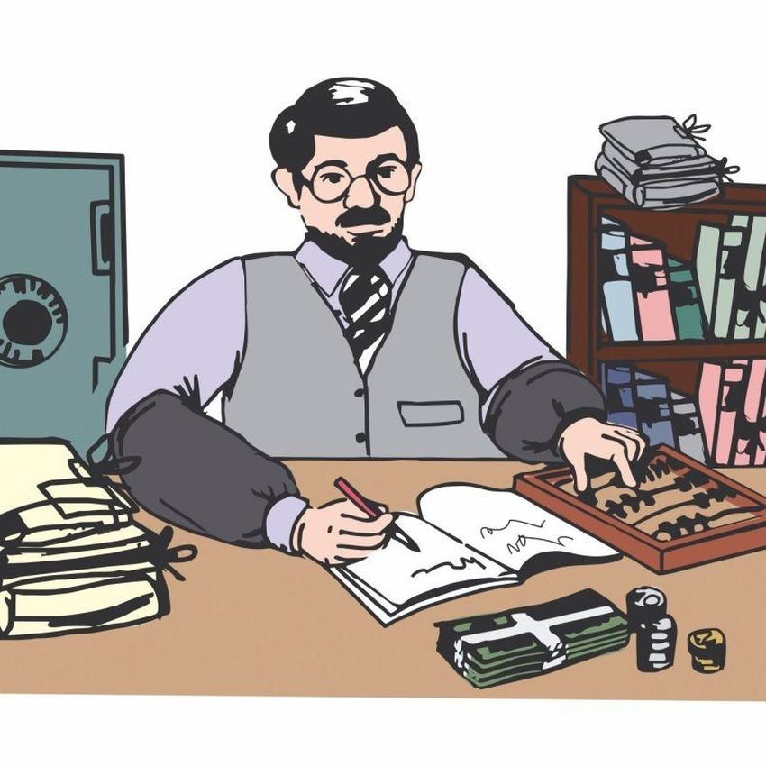 Бухгалтер рисунок
