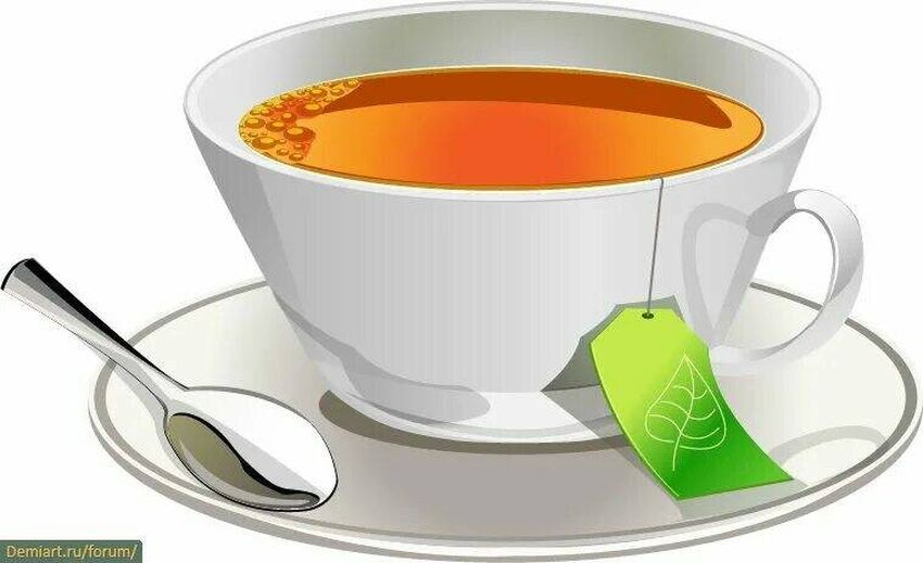 Чашка чая клипарт