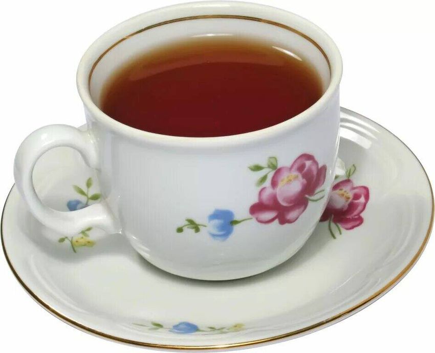 Чай в красивой чашке