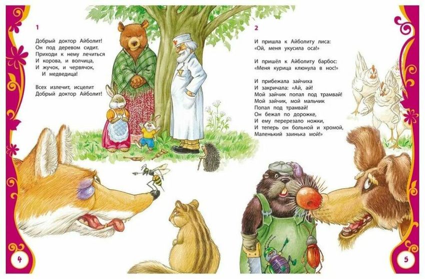 Сказки чуковского доктор айболит
