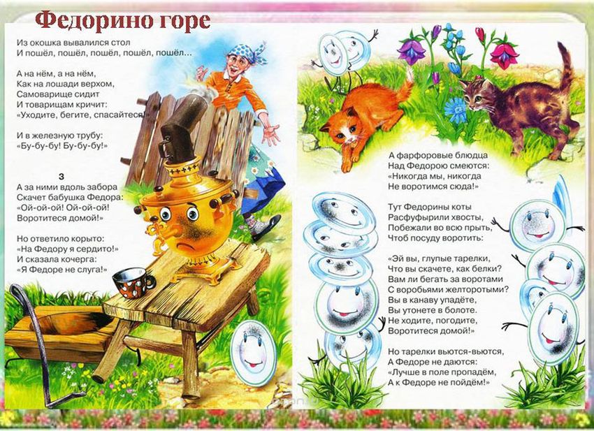 Федорино горе чуковский