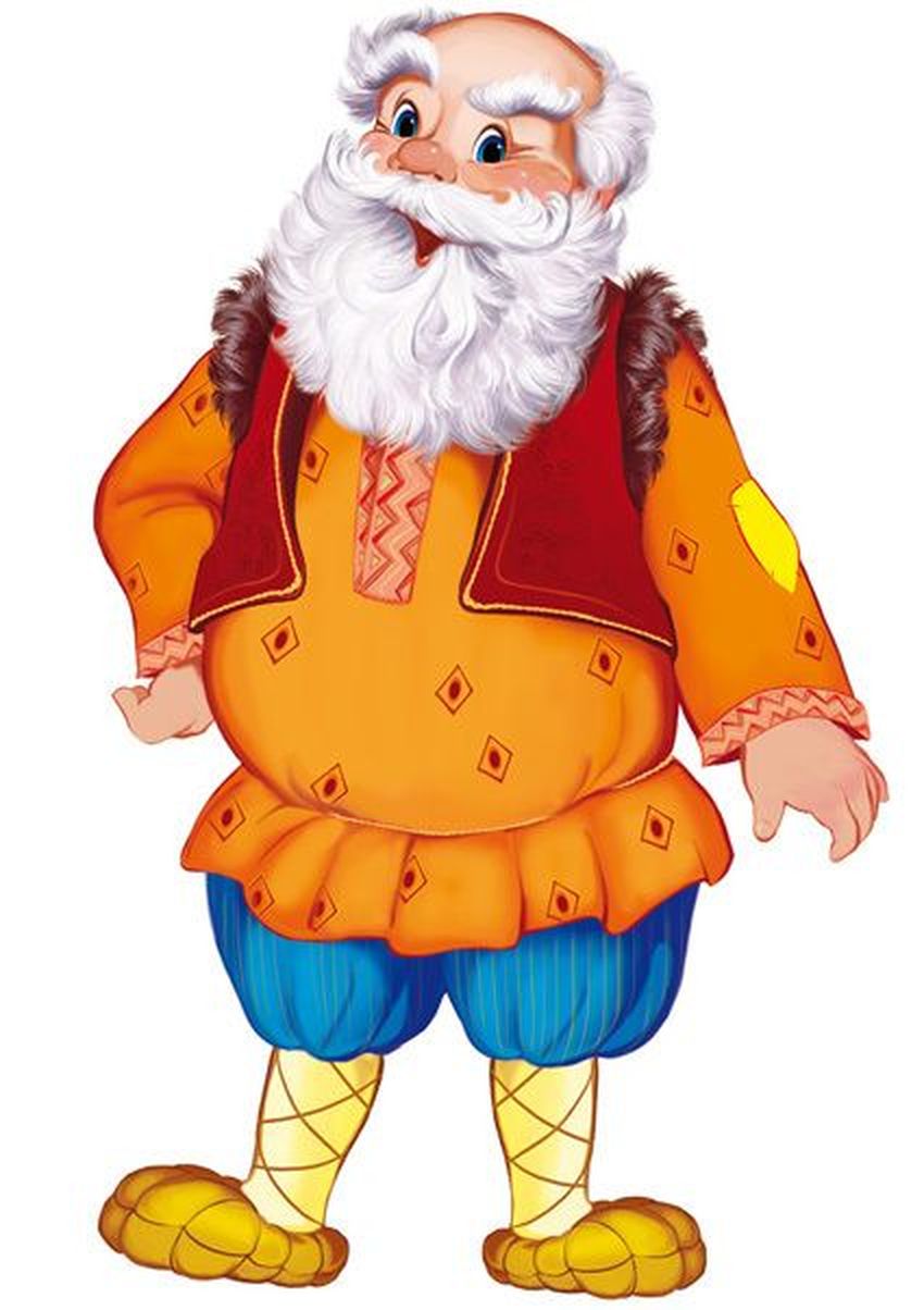 Плакат вырубной дед