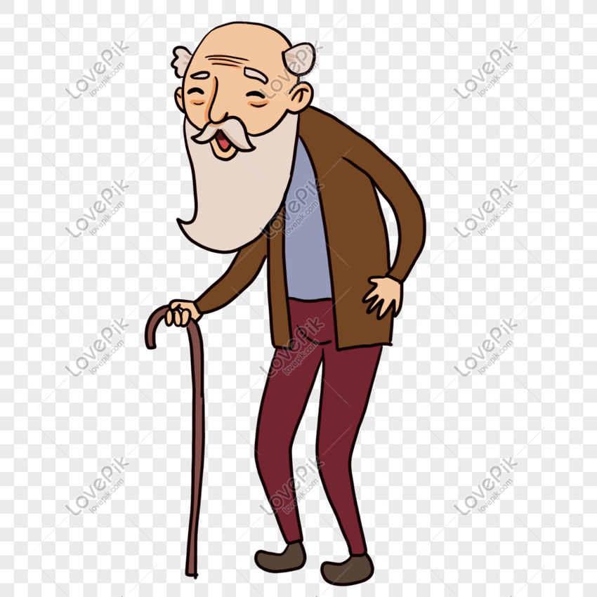 Мультяшный дедушка