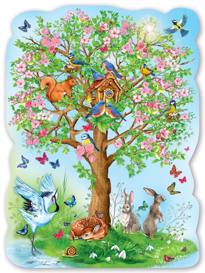 Весеннее дерево Дерево весна плакат