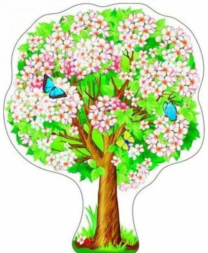 Весеннее дерево Дерево яблоня