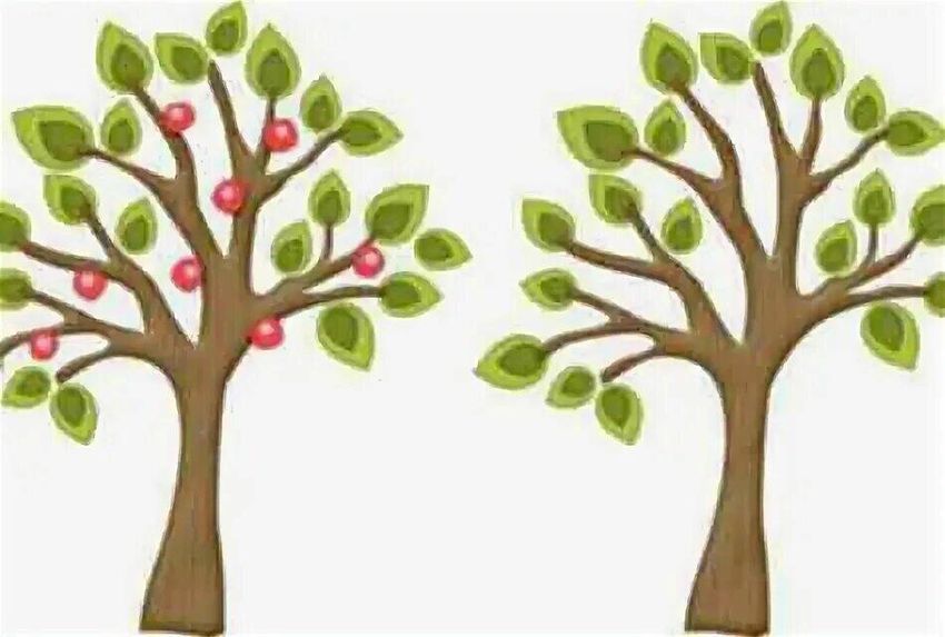 Дерево яблоня Дерево для детей
