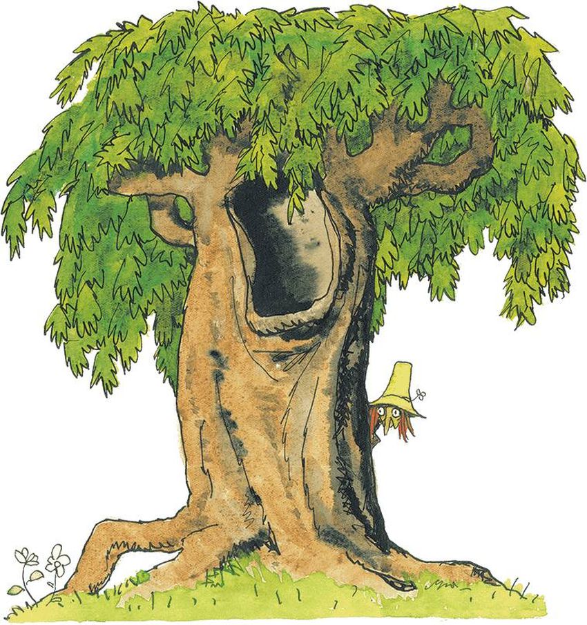 Дуб дерево дупло
