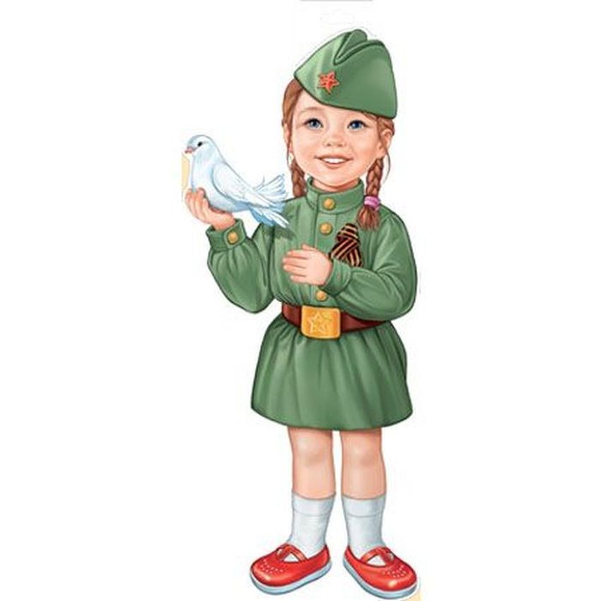 Девочка в военной форме