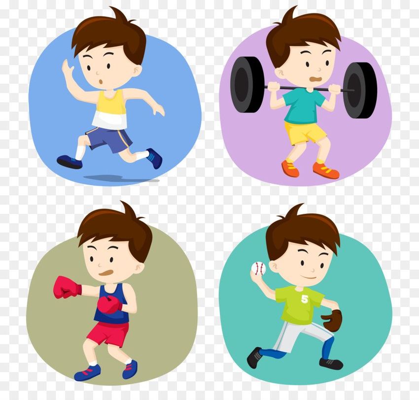 Спорт мультяшный