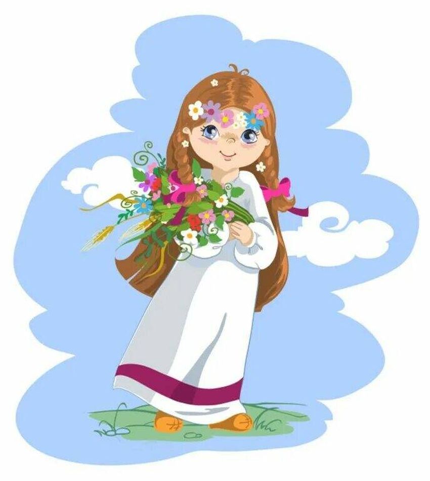 Девушка весна для детского сада