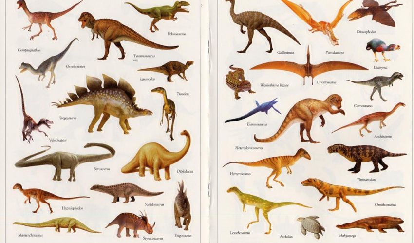Динозавры с названиями