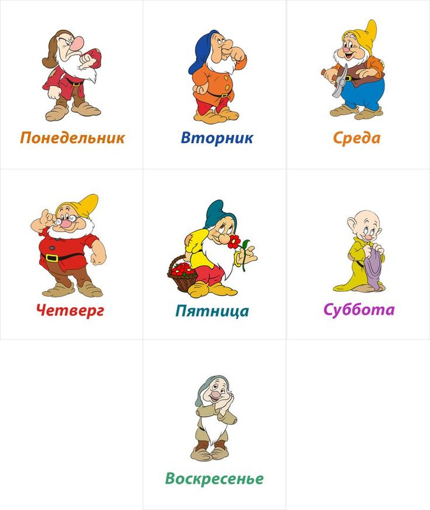 Учим дни недели