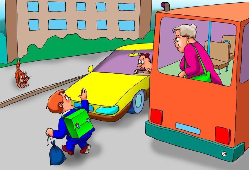 Дорожные ситуации для детей