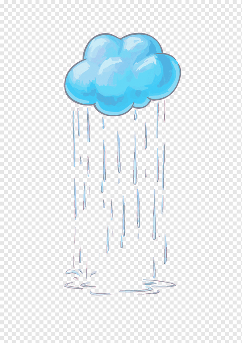 Рисунок дождь для детей