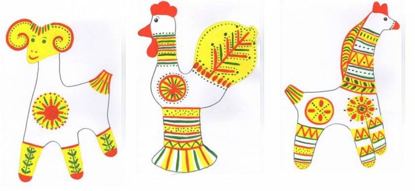Филимоновская игрушка петушок раскраска Петушок для филимоновской росписи