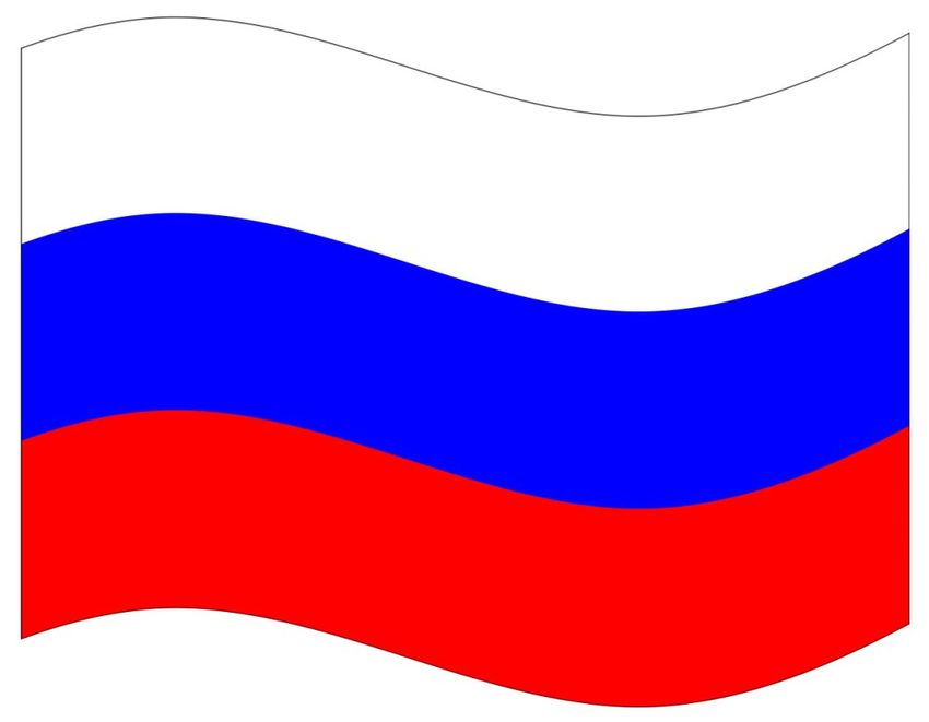 Флаг россии шаблон