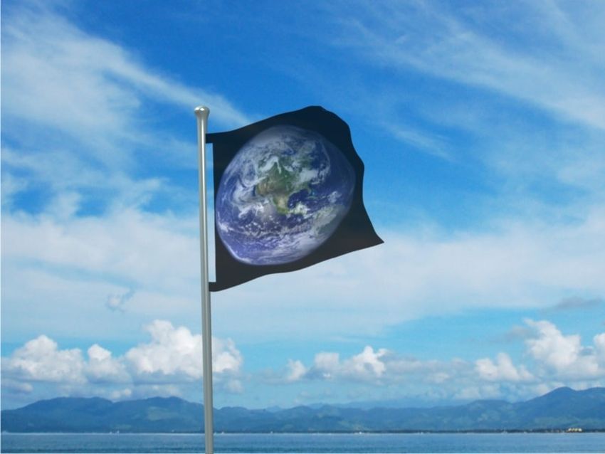 Флаг дня земли