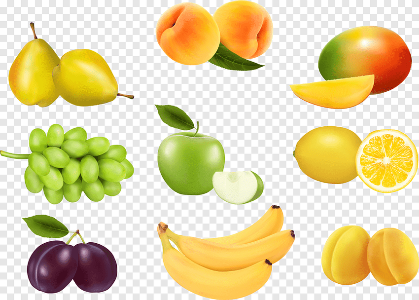 Клипарт фрукты