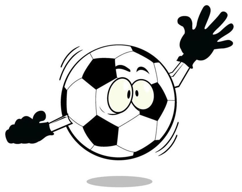 Футбольный мяч рисунок для детей
