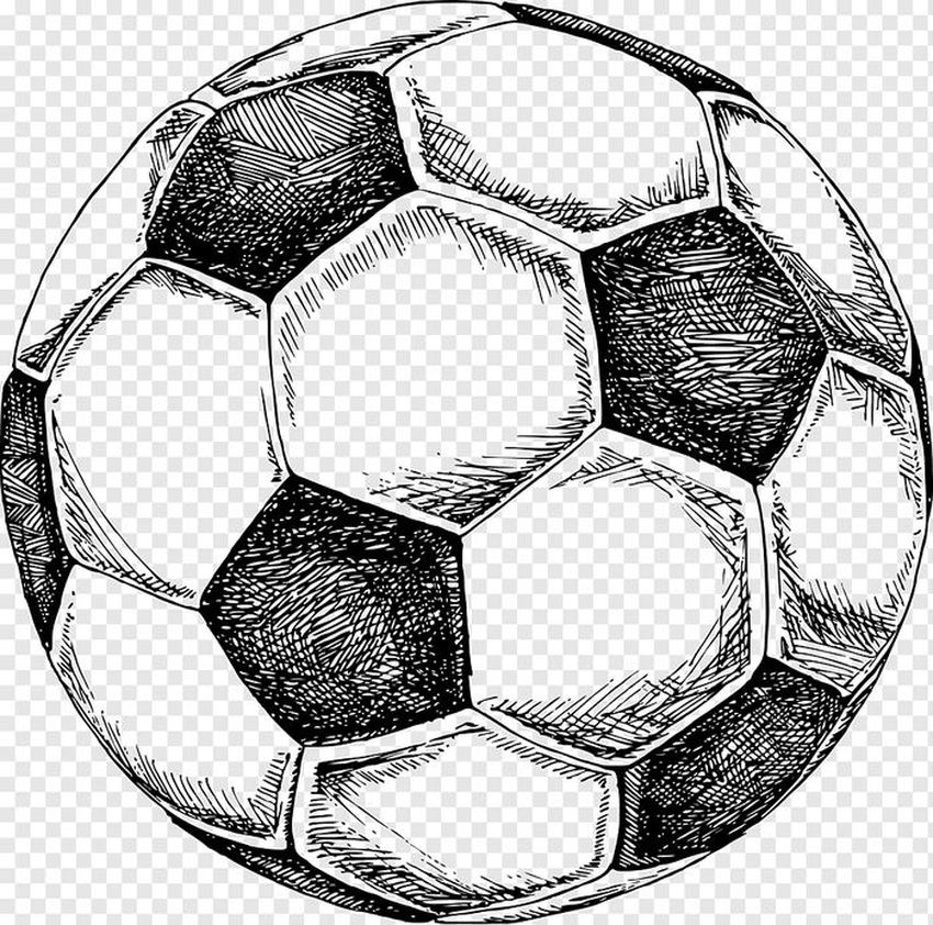 Рисунок футбольного мяча