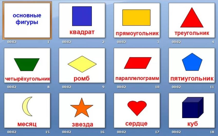 Основные геометрические фигуры