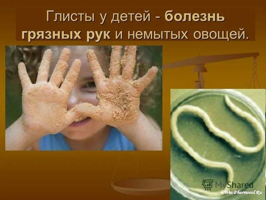 Паразиты у детей
