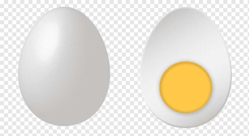Яйцо на белом фоне