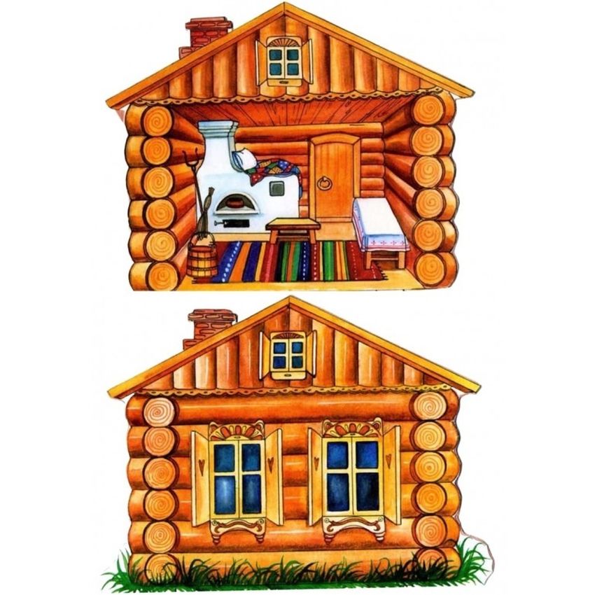 Изба картинки для детей