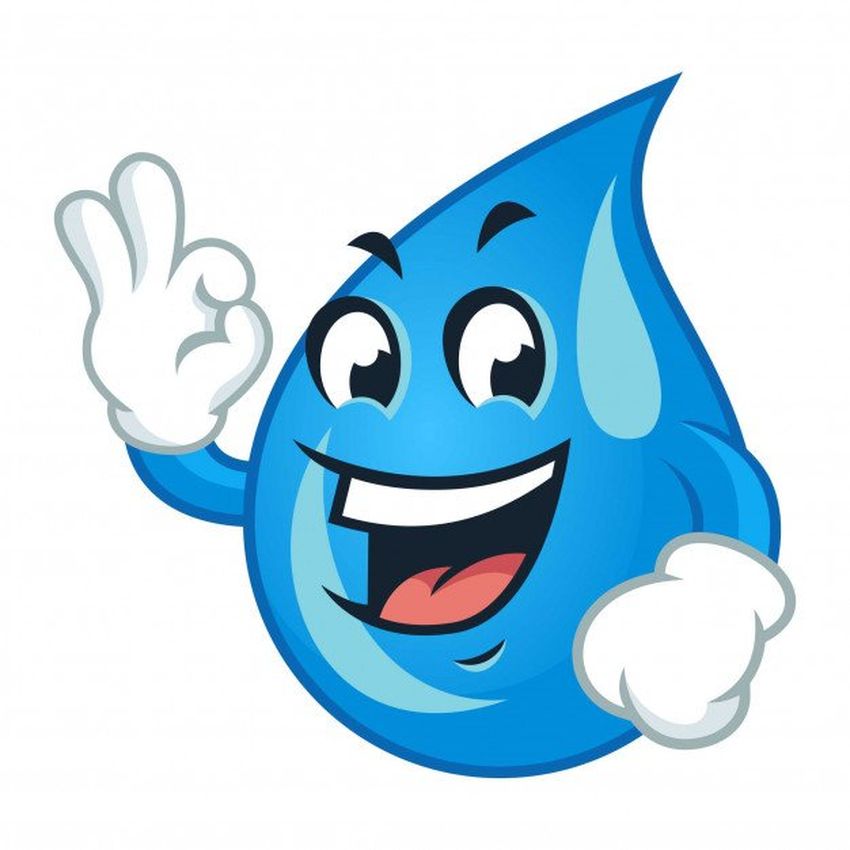 Веселая капля воды