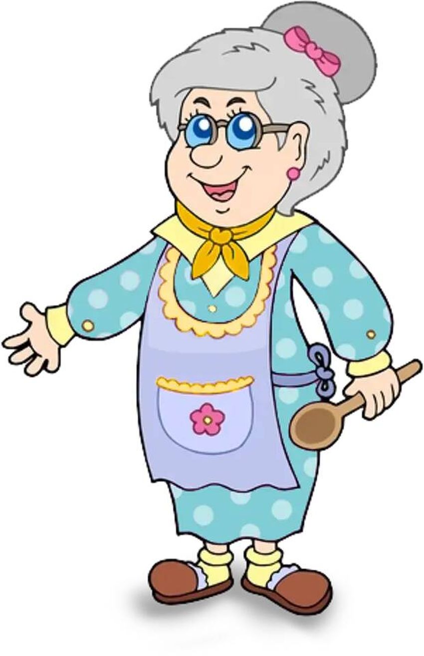 Бабушка рисунок