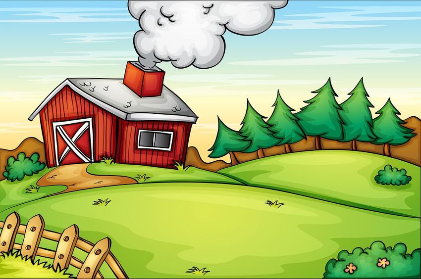Ферма иллюстрация