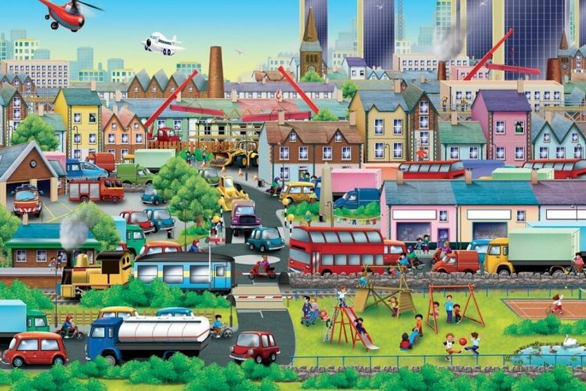Ravensburger пазл город