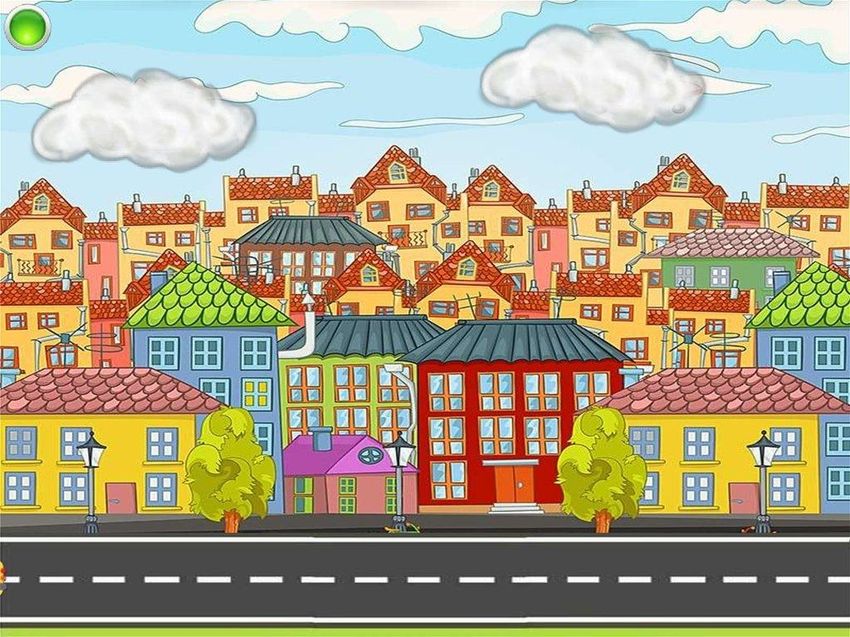 Город иллюстрация
