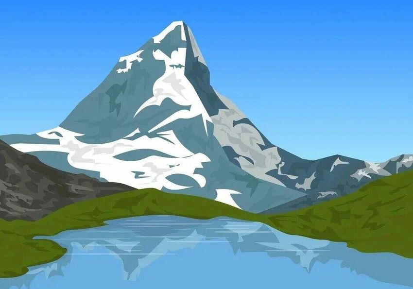 Горы мультяшные