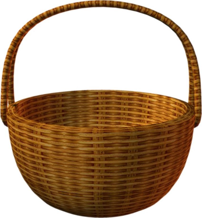 Корзина из ротанга