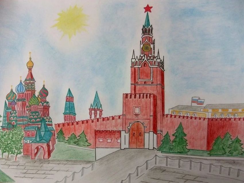 Рисунок кремль