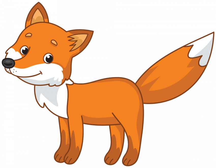 Мультяшная лиса Лиса для детей