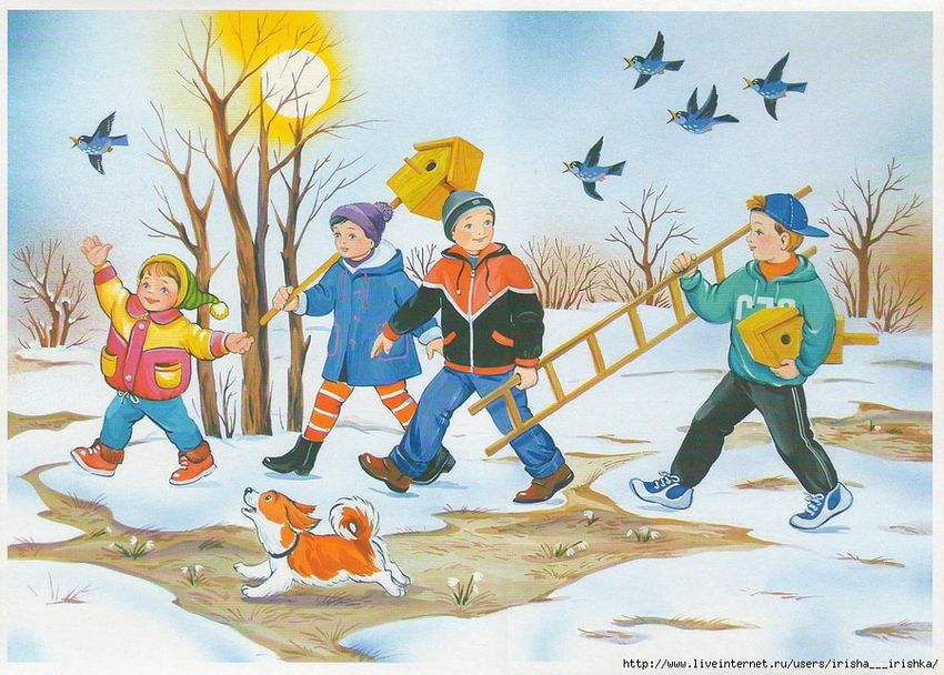 Весна для дошкольников Весна иллюстрации для детей