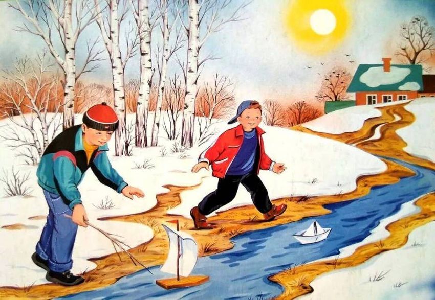 Изображение весны для детей Весна для детей